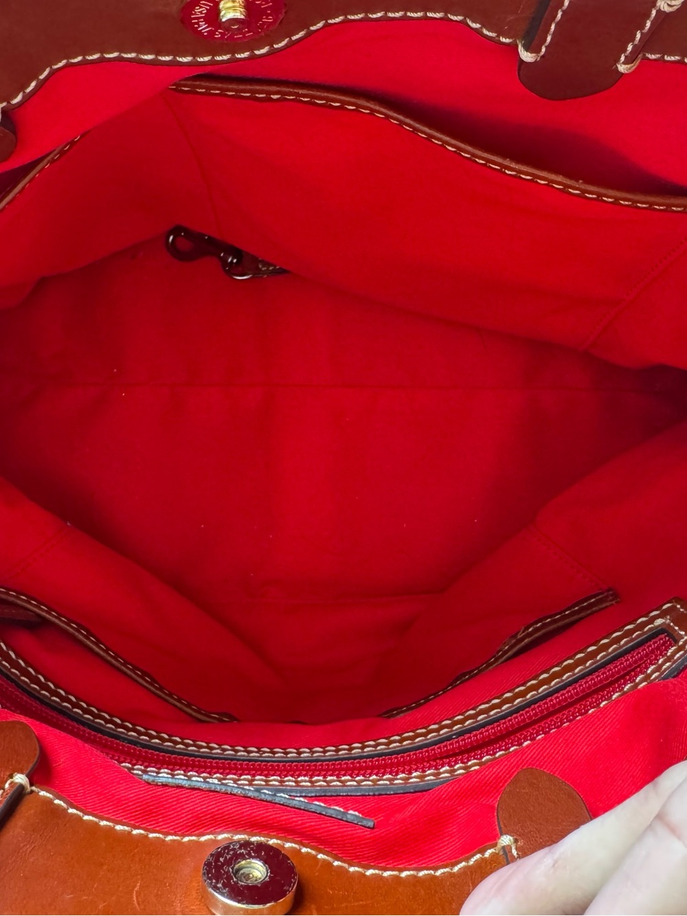Dooney & Bourke Ostrich Large Barlow Bag - Picture 2 of 8